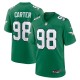 Men's Philadelphia Eagles Jalen Carter Kelly Green Alternate Game Jersey