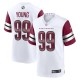 Men's Washington Commanders Chase Young White Game Jersey