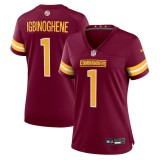 Women's Washington Commanders Noah Igbinoghene Burgundy Game Jersey