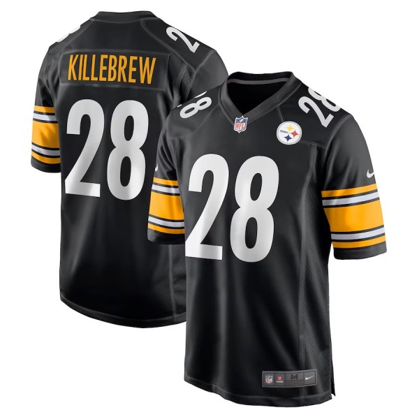 Men's Pittsburgh Steelers Miles Killebrew Black Game Jersey