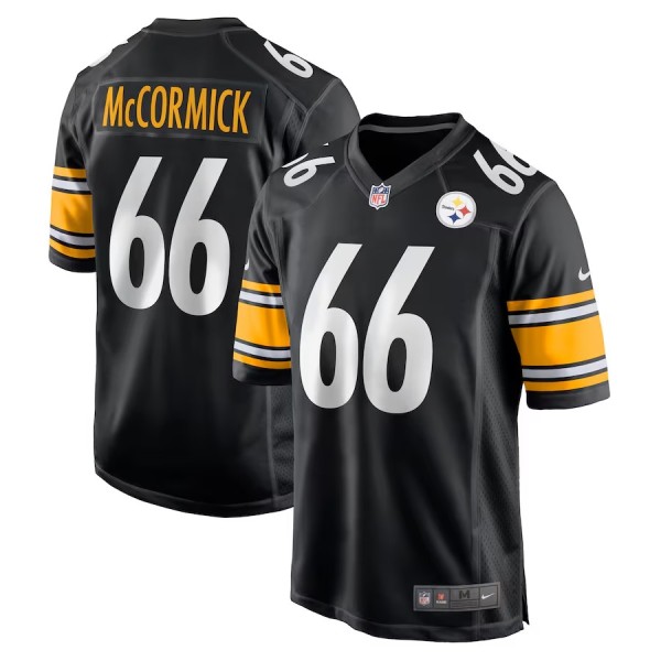 Men's Pittsburgh Steelers Mason McCormick Black Game Jersey