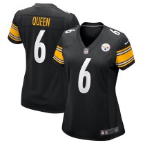 Women's Pittsburgh Steelers Patrick Queen Black Game Jersey