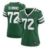 Women's New York Jets Micheal Clemons Legacy Green Team Game Jersey