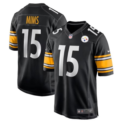 Men's Pittsburgh Steelers Denzel Mims Black Game Jersey