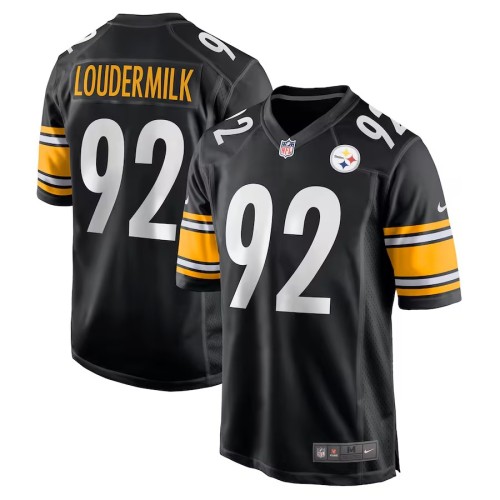 Men's Pittsburgh Steelers Isaiahh Loudermilk Black Game Jersey