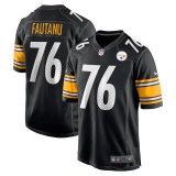 Men's Pittsburgh Steelers Troy Fautanu Black Player Game Jersey