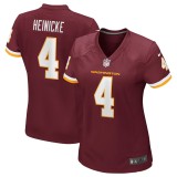 Women's Washington Football Team Taylor Heinicke Burgundy Game Jersey
