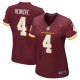 Women's Washington Football Team Taylor Heinicke Burgundy Game Jersey