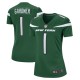Women's New York Jets Ahmad Sauce Gardner Green Player Jersey