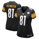 Women's Pittsburgh Steelers Scotty Washington Black Game Jersey