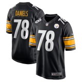 Men's Pittsburgh Steelers James Daniels Black Game Player Jersey