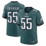 Men's Philadelphia Eagles Brandon Graham Midnight Green Team Game Jersey