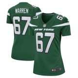 Women's New York Jets Carter Warren Gotham Green Game Jersey