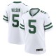 Men's New York Jets Garrett Wilson Legacy White Game Jersey
