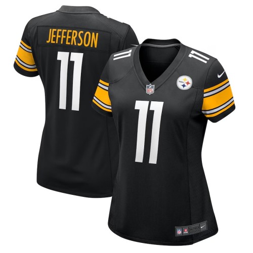 Women's Pittsburgh Steelers Van Jefferson Black Game Jersey