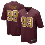 Men's Washington Football Team Chase Young Burgundy Alternate Game Jersey