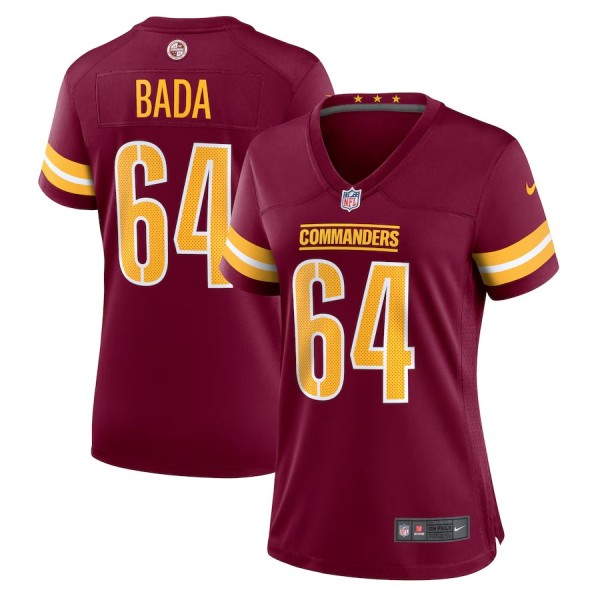 Women's Washington Commanders David Bada Burgundy Game Jersey