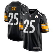Men's Pittsburgh Steelers Desmond King Black Game Jersey