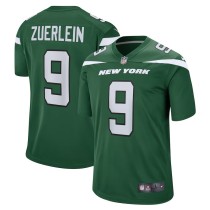 Men's New York Jets Greg Zuerlein Gotham Green Team Game Jersey