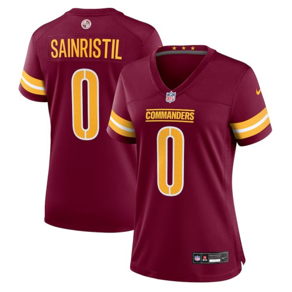 Women's Washington Commanders Mike Sainristil Burgundy Game Jersey