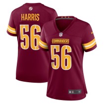 Women's Washington Commanders Jalen Harris Burgundy Game Jersey