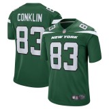 Men's New York Jets Tyler Conklin Gotham Green Game Jersey