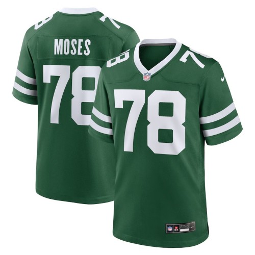 Men's New York Jets Morgan Moses Legacy Green Game Jersey