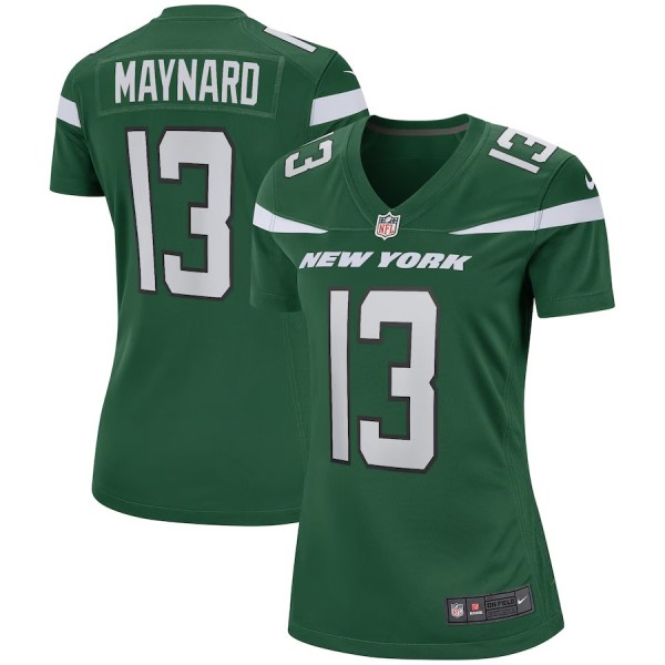 Women's New York Jets Don Maynard Gotham Green Game Retired Player Jersey
