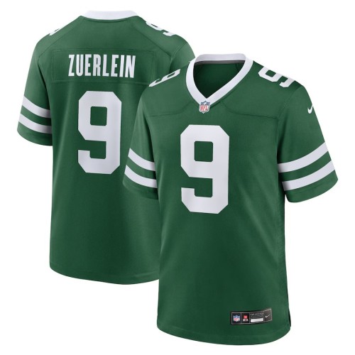 Men's New York Jets Greg Zuerlein Legacy Green Team Game Jersey