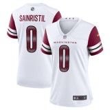 Women's Washington Commanders Mike Sainristil White Game Jersey