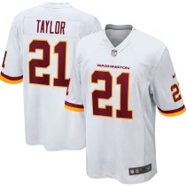 Men's Washington Football Team Sean Taylor White Retired Player Team Game Jersey