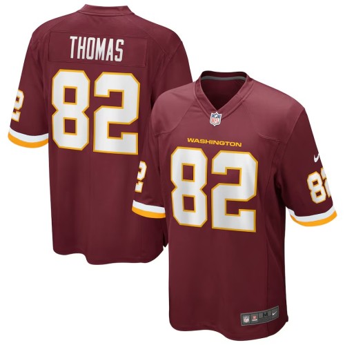 Men's Logan Thomas Washington Football Team Burgundy Game Player Jersey