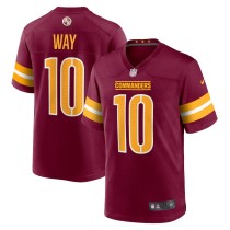 Men's Washington Commanders Tress Way Burgundy Game Jersey