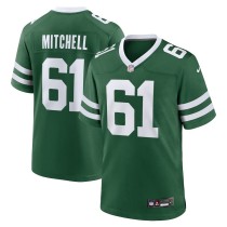 Men's New York Jets Max Mitchell Legacy Green Team Game Jersey