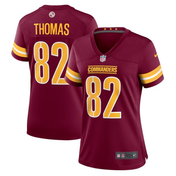 Women's Washington Commanders Logan Thomas Burgundy Game Jersey