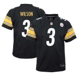 Youth Pittsburgh Steelers Russell Wilson Black Team Player Game Jersey