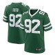 Men's New York Jets Leki Fotu Legacy Green Team Game Jersey