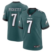 Men's Philadelphia Eagles Kenny Pickett Midnight Green Game Jersey