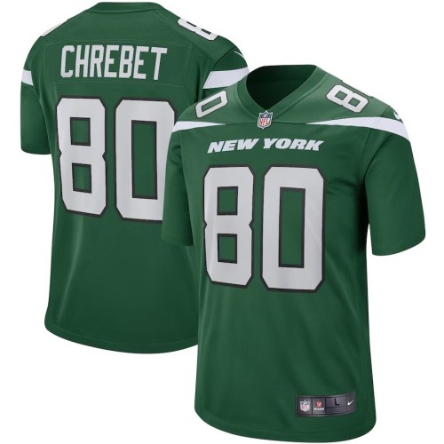 Men's New York Jets Wayne Chrebet Gotham Green Game Retired Player Jersey