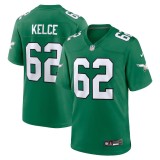 Men's Philadelphia Eagles Jason Kelce Kelly Green Alternate Game Player Jersey