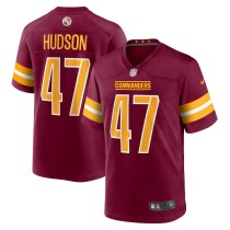 Men's Washington Commanders Khaleke Hudson Burgundy Game Jersey