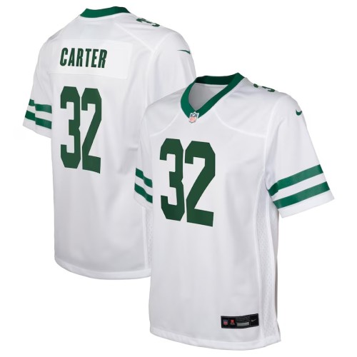 Youth New York Jets Michael Carter Legacy White Game Jersey