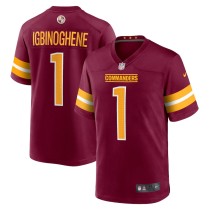 Men's Washington Commanders Noah Igbinoghene Burgundy Game Jersey