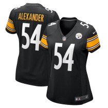 Women's Pittsburgh Steelers Kwon Alexander Black Game Jersey