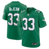 Men's Philadelphia Eagles Cooper DeJean Kelly Green Alternate Game Jersey