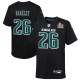 Youth Philadelphia Eagles Saquon Barkley Carbon Black Super Bowl LIX Patch Fashion Game Player Jersey