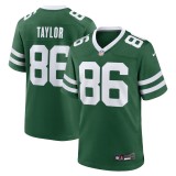 Men's New York Jets Malik Taylor Legacy Green Team Game Jersey