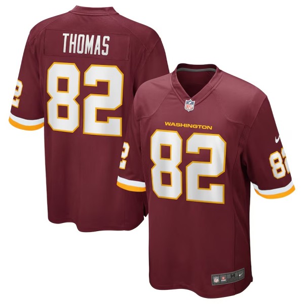 Men's Washington Football Team Logan Thomas Burgundy Jersey