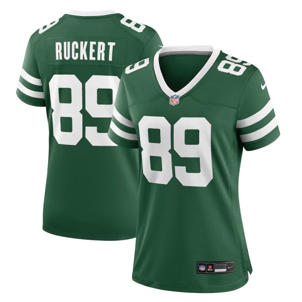 Women's New York Jets Jeremy Ruckert Legacy Green Team Game Jersey
