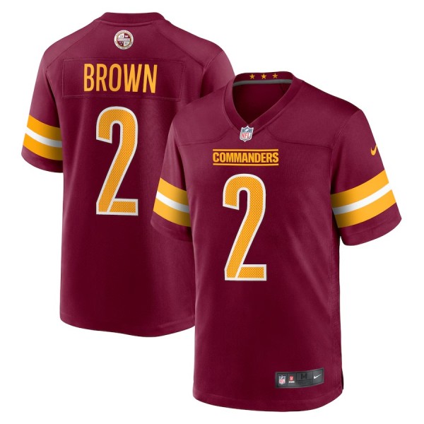 Men's Washington Commanders Dyami Brown Burgundy Game Jersey